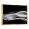 Designart - Glittering Silver Pattern - Abstract Framed Canvas art print